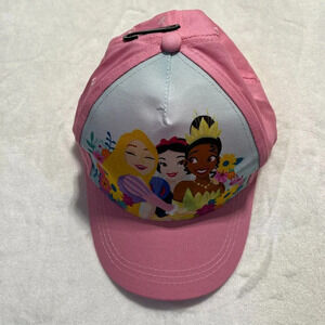 Disney Princess Pink Adjustable Baseball Cap NWT Girls Kids Toddler